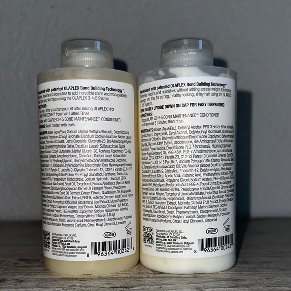 NEW NEVER USED- AUTHENTIC OLAPLEX No.4 and No.5 Hair Care Duo - Picture 2 of 4